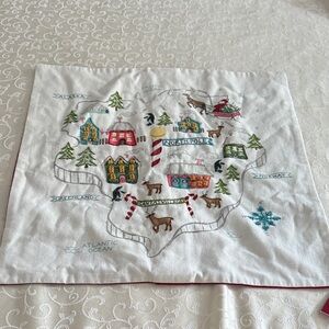 BNWT Pottery Barn North Pole pillow cover